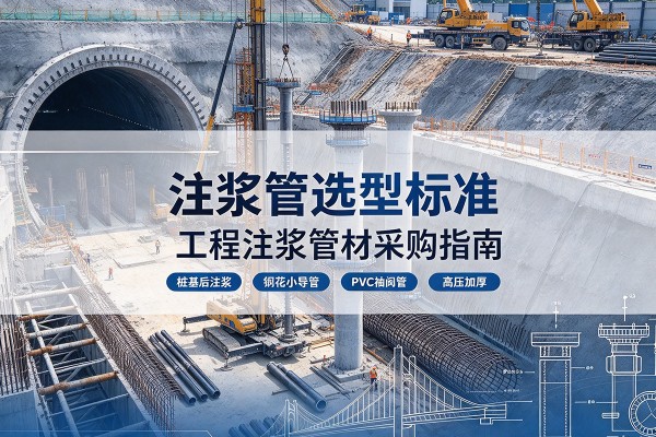 成都注浆管选型标准