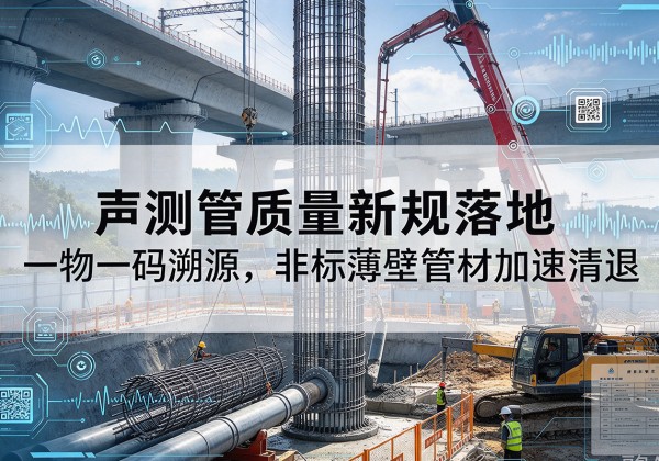 成都声测管质量新规落地，一物一码溯源，非标薄壁管材加速清退